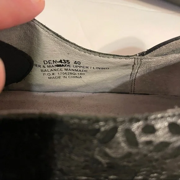 ALEGRIA Black Den-435 Leather Clogs Shoes - Picture 9 of 12